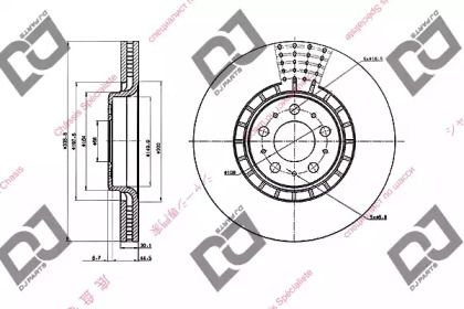 Тормозной диск DJ PARTS BD1840